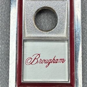 Brougham Silver and Red Car Accessory